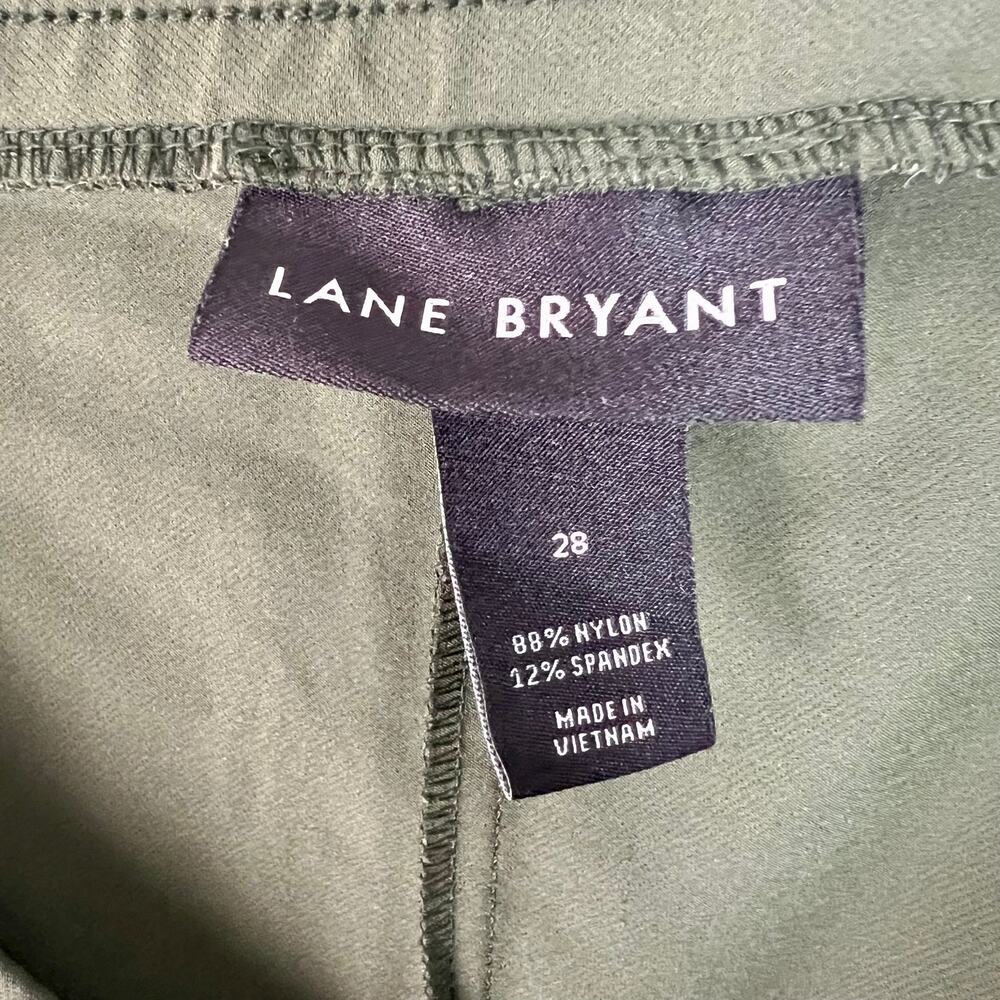 Lane Bryant On The Go Slim Ankle Pant Sz.‎ 28 Forrest Night Green - Picture 5 of 5